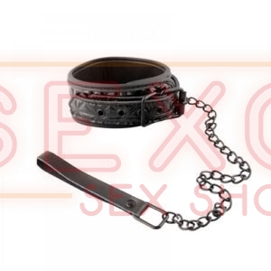 Collar With Leash BONDAGE LUXURY FETISH