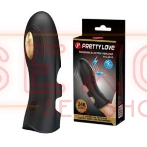 Dedo Vibrador Con Electro Pulsaciones PEGASUS