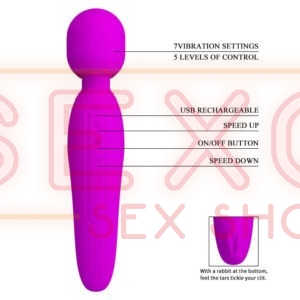 Vibrador Recargable USB Curtis Pretty Love - Imagen 3