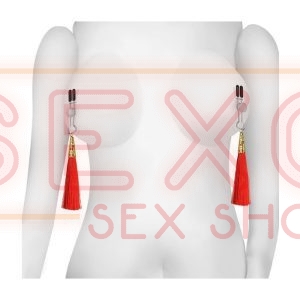 Pinza para pezones con borlas Glamour - Imagen 3