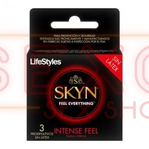 LifeStyles Skyn Intense Feel Preservativo 3 Und Sin Latex