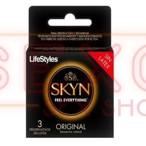 LifeStyles Skyn Original Preservativo 3 Und Sin Latex