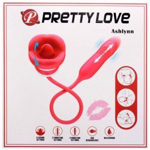 Vibrador 3 en 1 Lamer, empujar y vibrar Ashlynn
